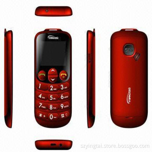 Unlocked original dual Sim mobile phone with SOS button, low end elderly phone with big keypad